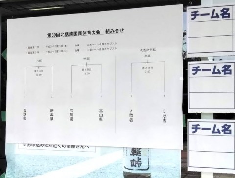 第39回北信越国民体育大会